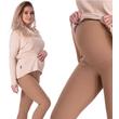 Kismama téli thermo leggings - karamell