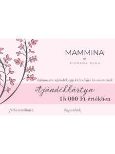 Ajándékkártya 15 000 Ft értékben
