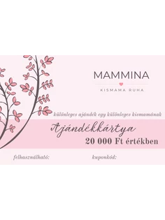 Ajándékkártya 20 000 Ft értékben