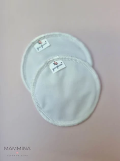 Mosható melltartóbetét - 2db - fehér Mosható melltartóbetét - 2db - fehér