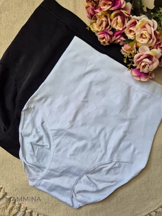 Hasleszorító bugyi csomag - SHAPE - fekete&fehér - XL/XXL 