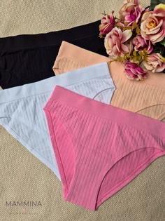 Bordázott slip bugyi csomag