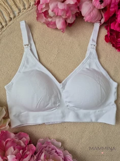 SoftGlow – Varrásmentes Szoptatós Melltartó - fehér