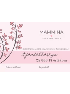 Ajándékkártya 25 000 Ft értékben