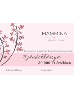 Ajándékkártya 30 000 Ft értékben