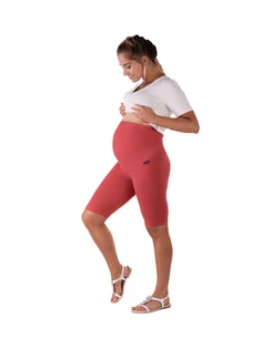 Kismama rövid leggings - cseresznye