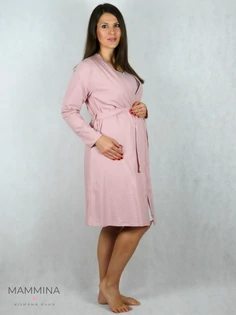 Kismama púderrózsaszín köntös Kismama púderrózsaszín köntös