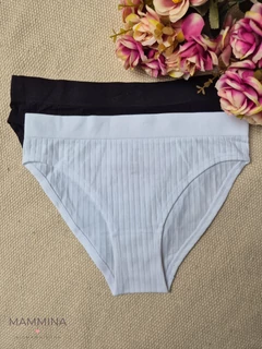 Bordázott slip bugyi csomag - 2 db Bordázott slip bugyi csomag - 2 db