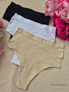 Waffle Magas derekú tanga csomag