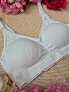 SoftGlow – Varrásmentes Szoptatós Melltartó - fehér